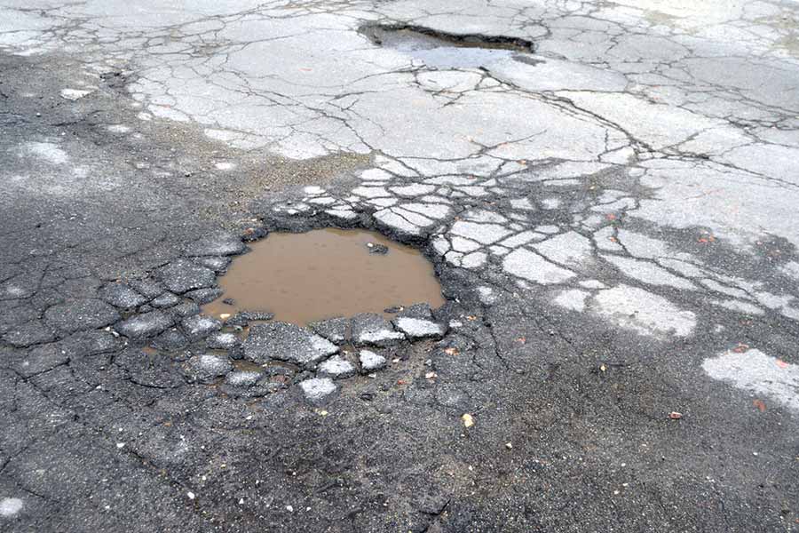 Did the pothole damage your car?